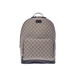 Gucci GG Supreme Backpack Beige Tan Canvas